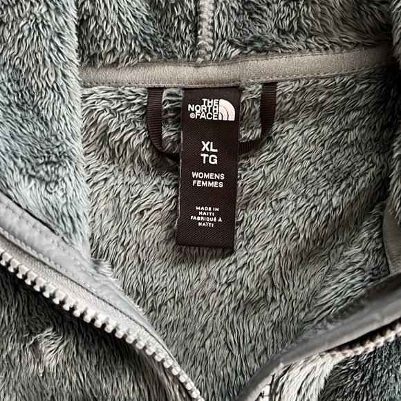 The North Face Osito Quarter Zip Cropped Hoodie Balsam Green Size XL - Picture 6 of 10